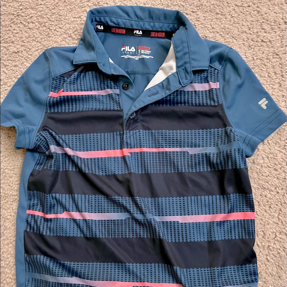 Boys Sonoma shorts/Fila sports polo bundle size 7/small - EGUC